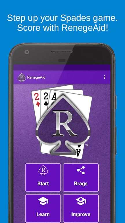 RenegeAid Spades Score App 스크린샷 0