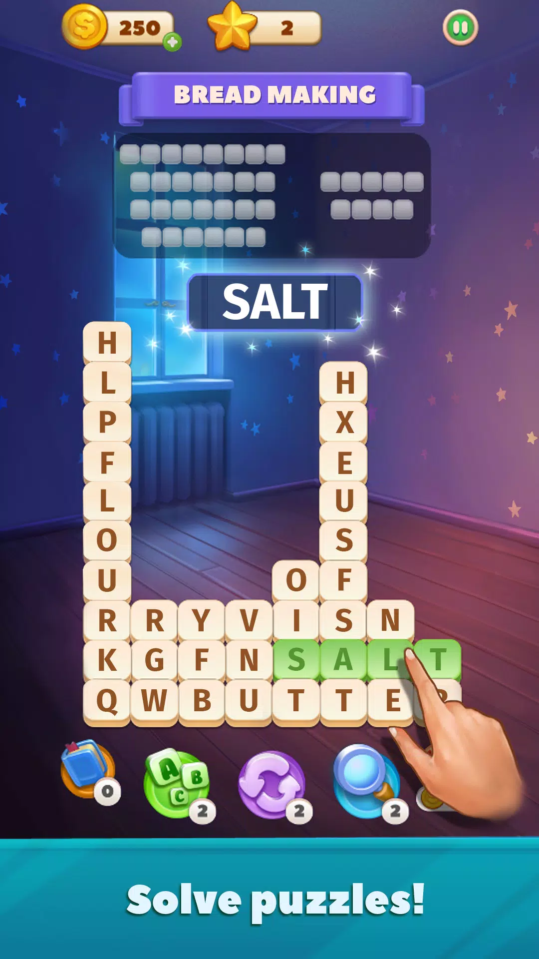 Word Scramble - Family Tales Schermafbeelding 0