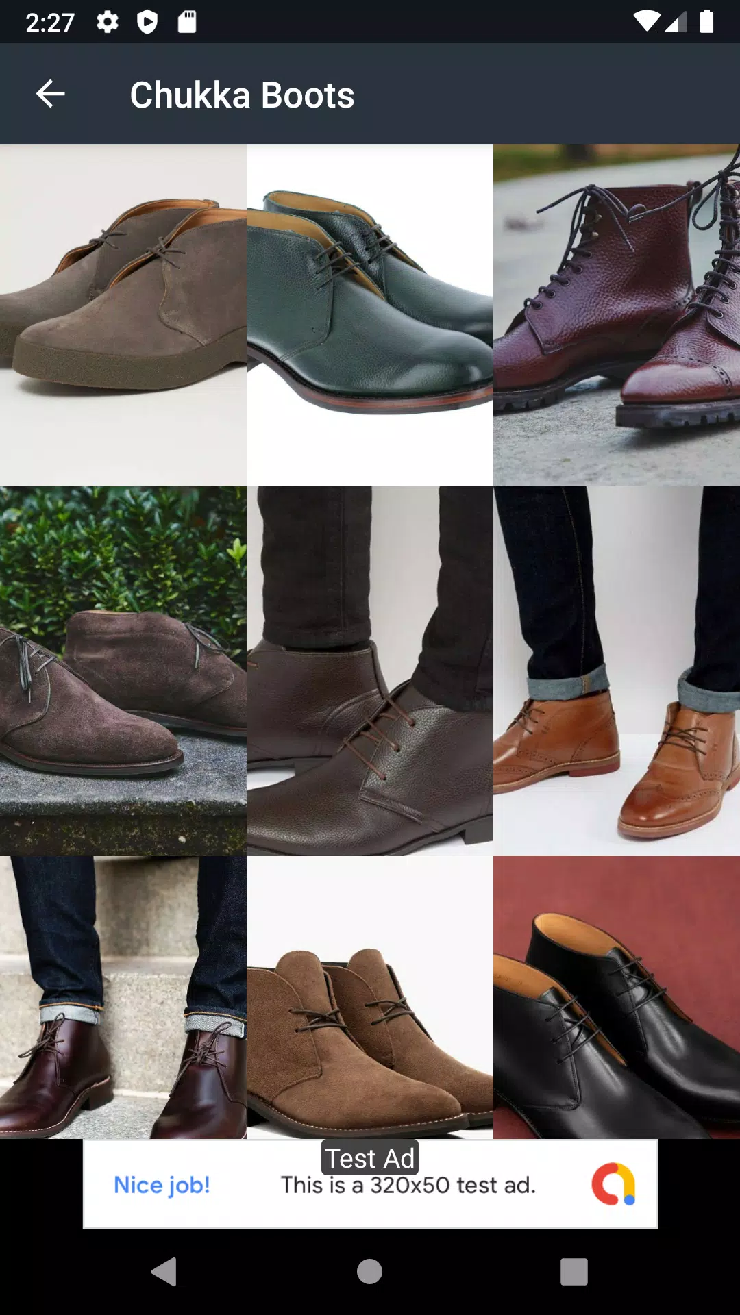 Chukka Boots Ideas Schermafbeelding 1