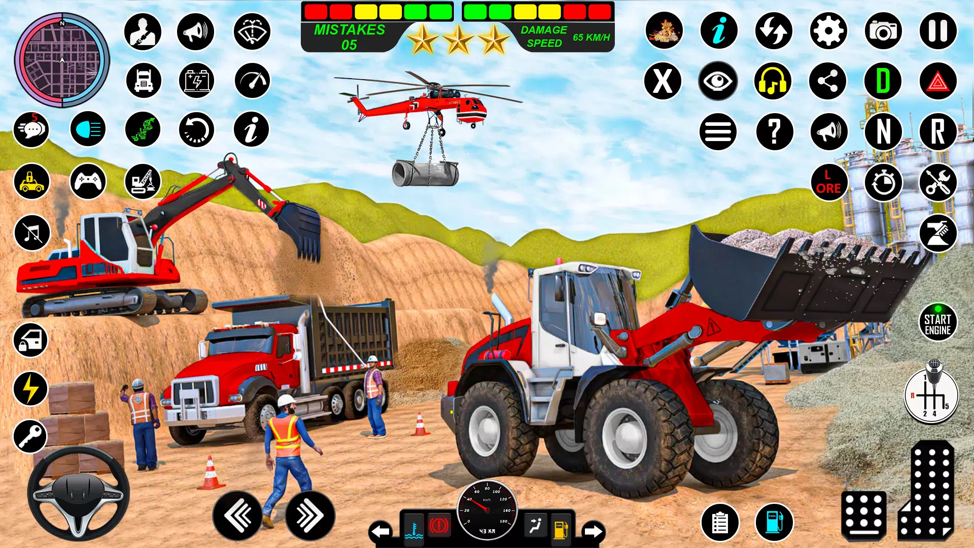 Snow Excavator Simulator Game ဖန်သားပြင်ဓာတ်ပုံ 2