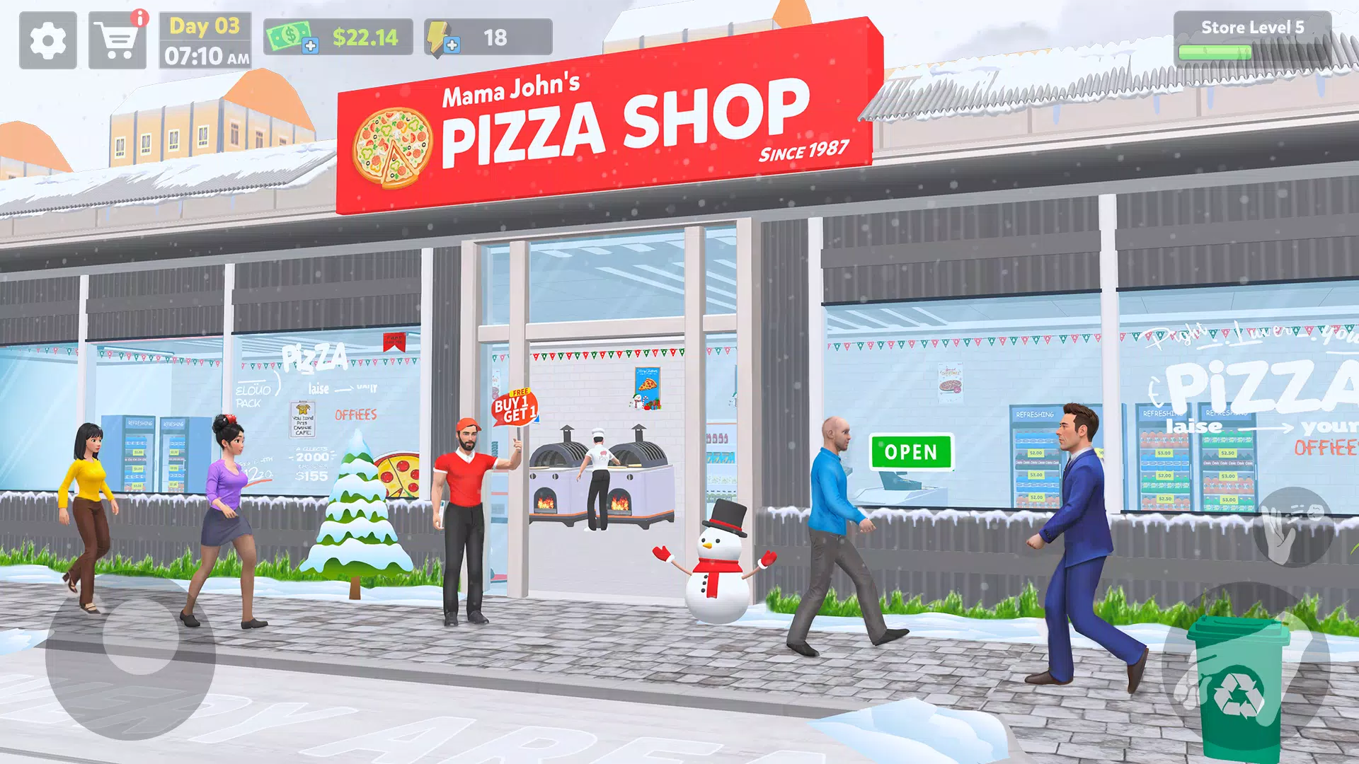 Pizza Shop Simulator 3D ภาพหน้าจอ 0