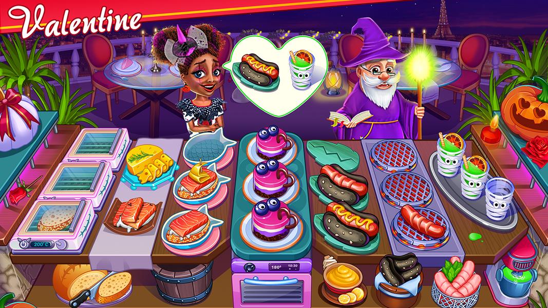 Halloween Street Food Shop Restaurant Game Ekran Görüntüsü 0