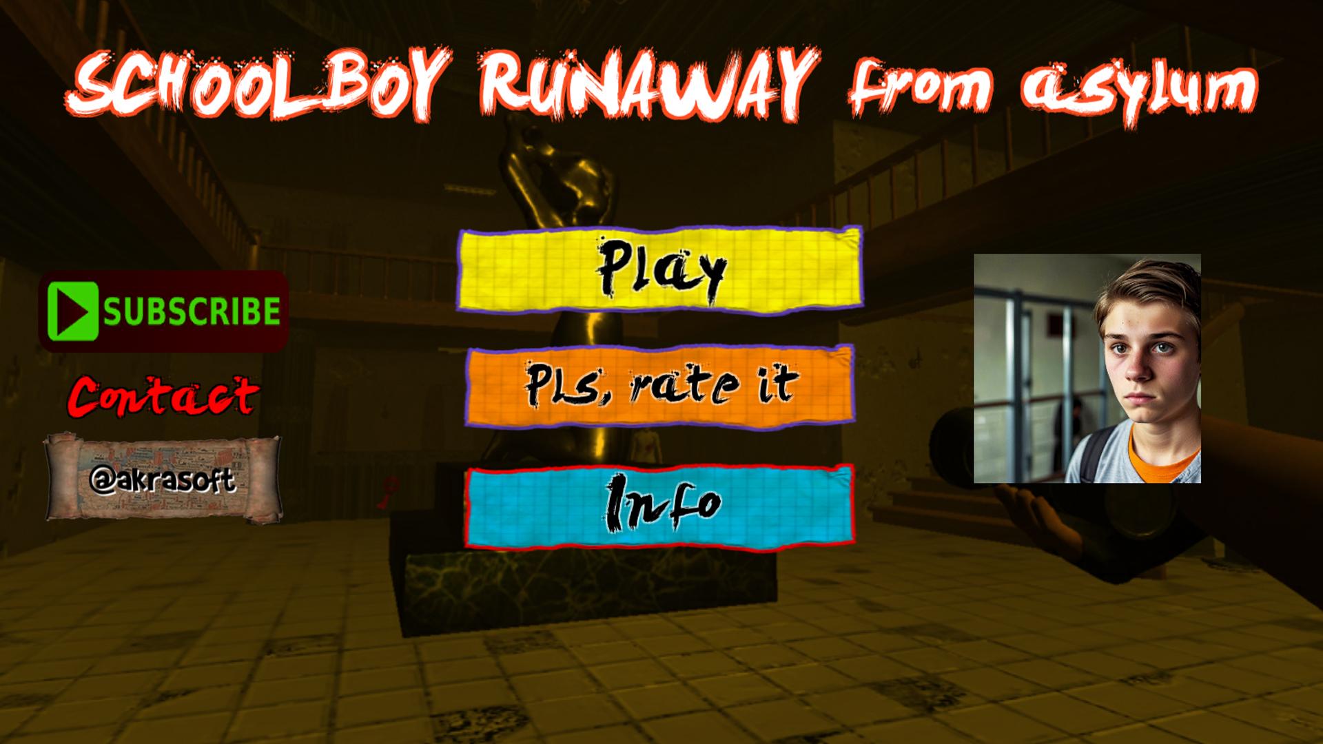 Schoolboy runaway from asylum