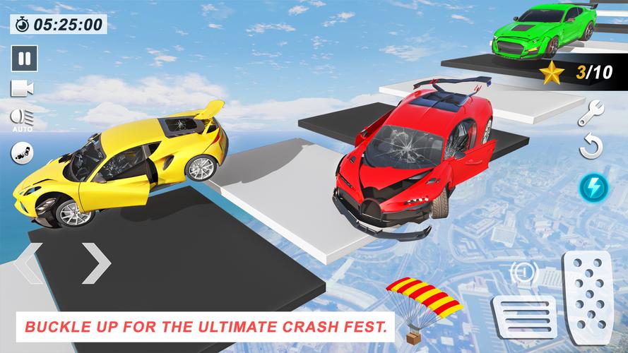 Car Crash Games Mega Car Games Tangkapan skrin 3