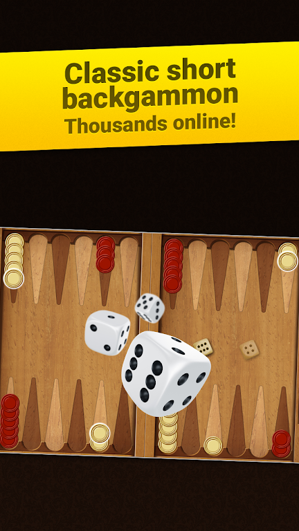 Backgammon Short Arena: Play online backgammon!應用截圖第0張