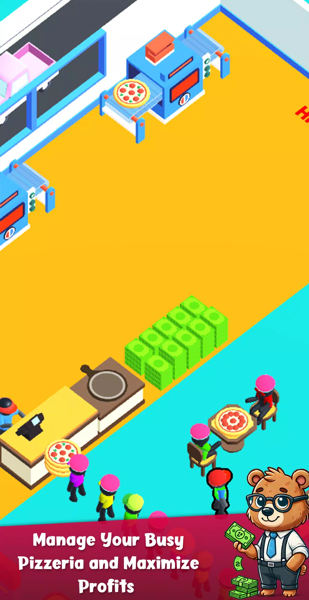 Bear Pizza Maker:Cooking Games Скриншот 2
