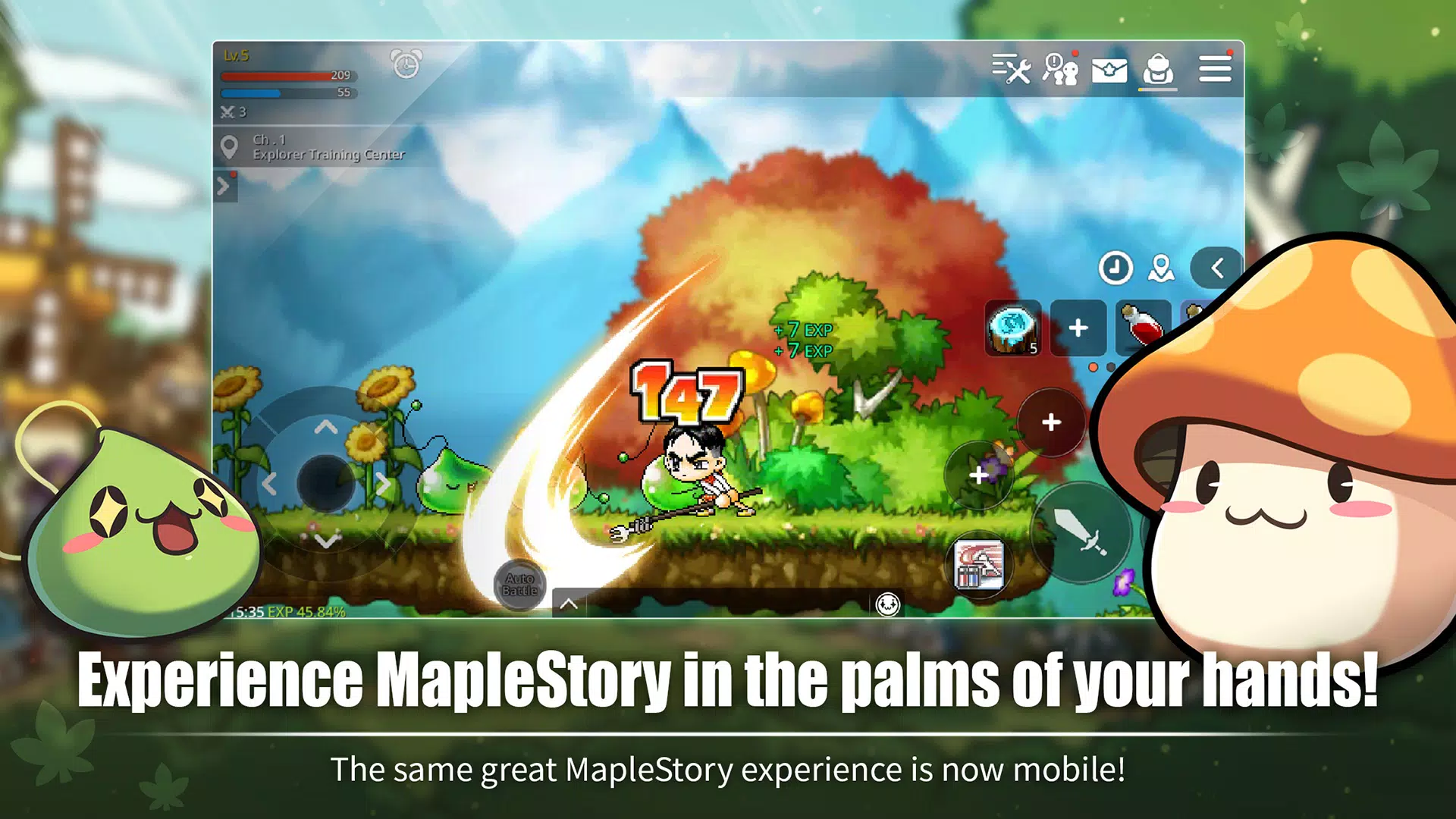 MapleStory M - Fantasy MMORPG Capture d'écran 2