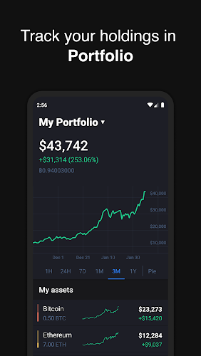 Hodler – Crypto Portfolio应用截图第1张