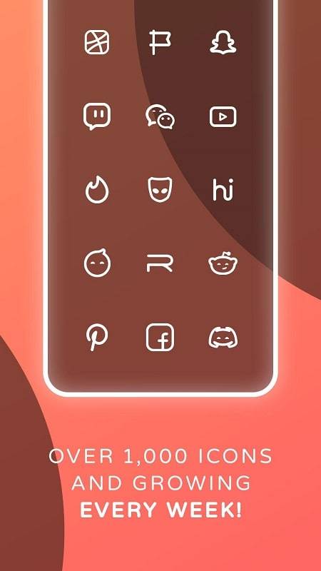 Reev Pro - White Outline Icons 스크린샷 2