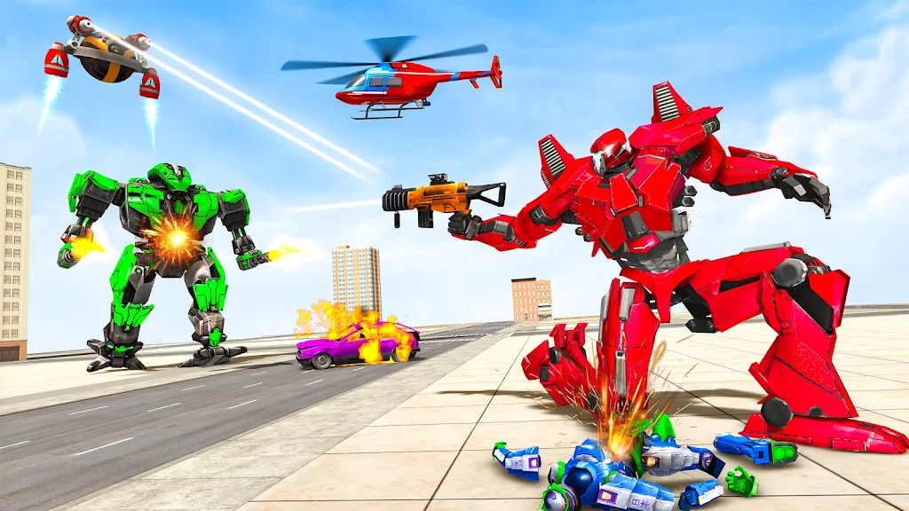 Spider Robot Games: Robot Car Captura de tela 0