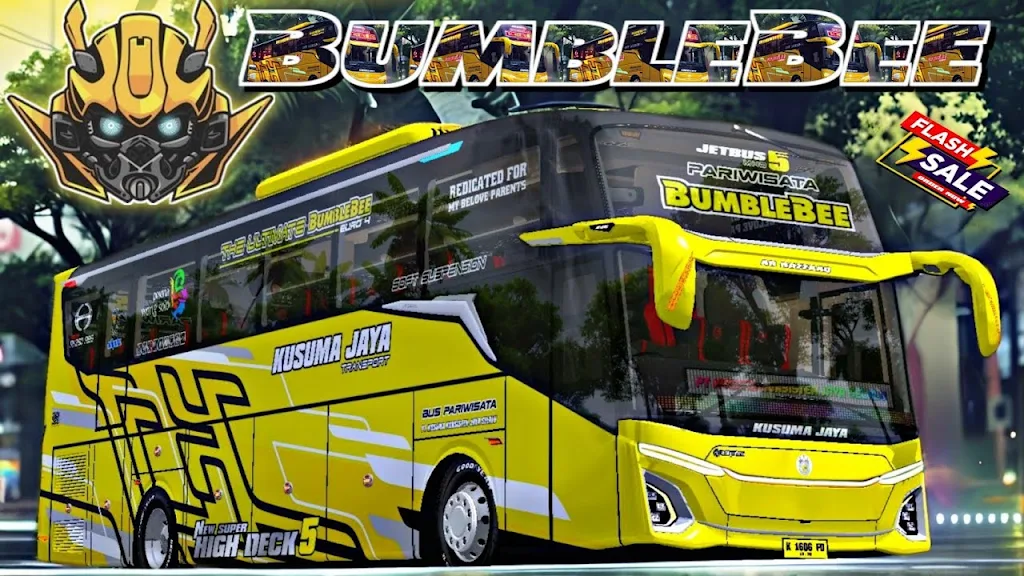 Bus Pecel Balap Bumblebee 스크린샷 1