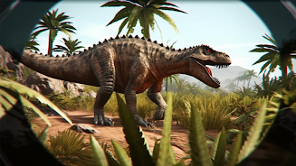 Angry Dinosaur Shooting Game Captura de tela 1