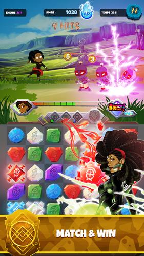 Aurion KGF: Match 3 RPG Schermafbeelding 0