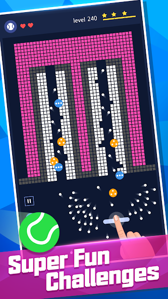 Break Bricks - Bricks Breaker Mod स्क्रीनशॉट 3