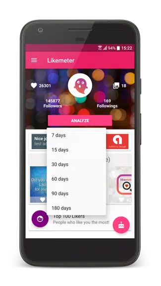 Likes & Ghost Followers for Instagram স্ক্রিনশট 2