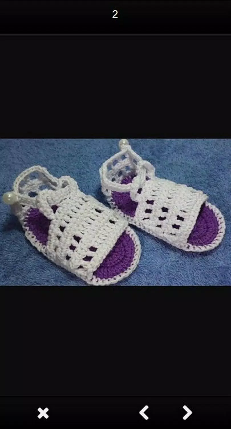 Knitted sandals idea スクリーンショット 1