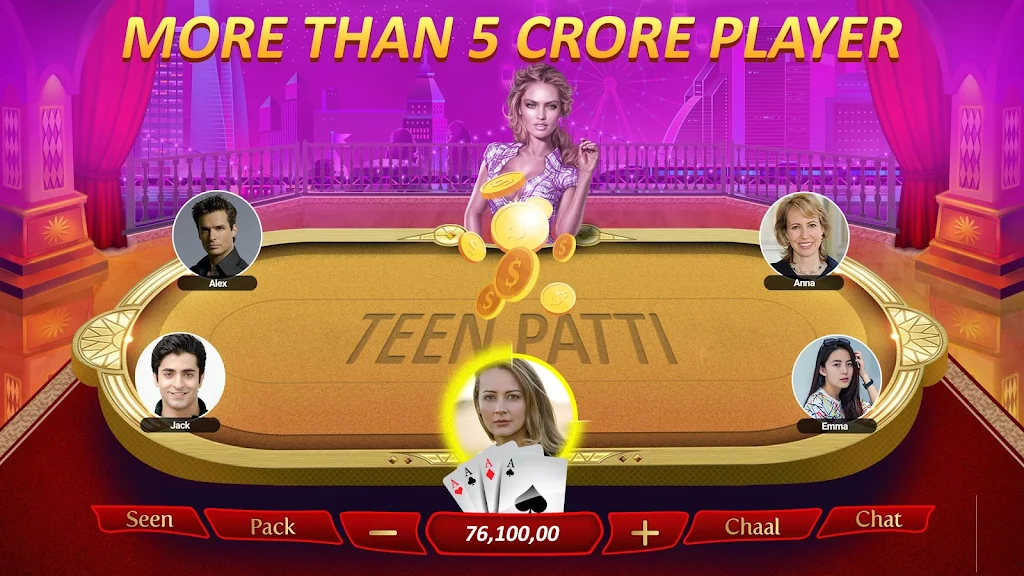 Teen Patti Gold + flash rummy poker callbreak ဖန်သားပြင်ဓာတ်ပုံ 1