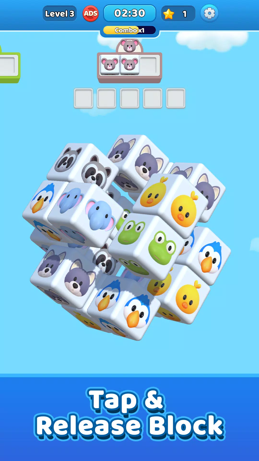 Tap Jam Master: Cube Sort 3D 스크린샷 1