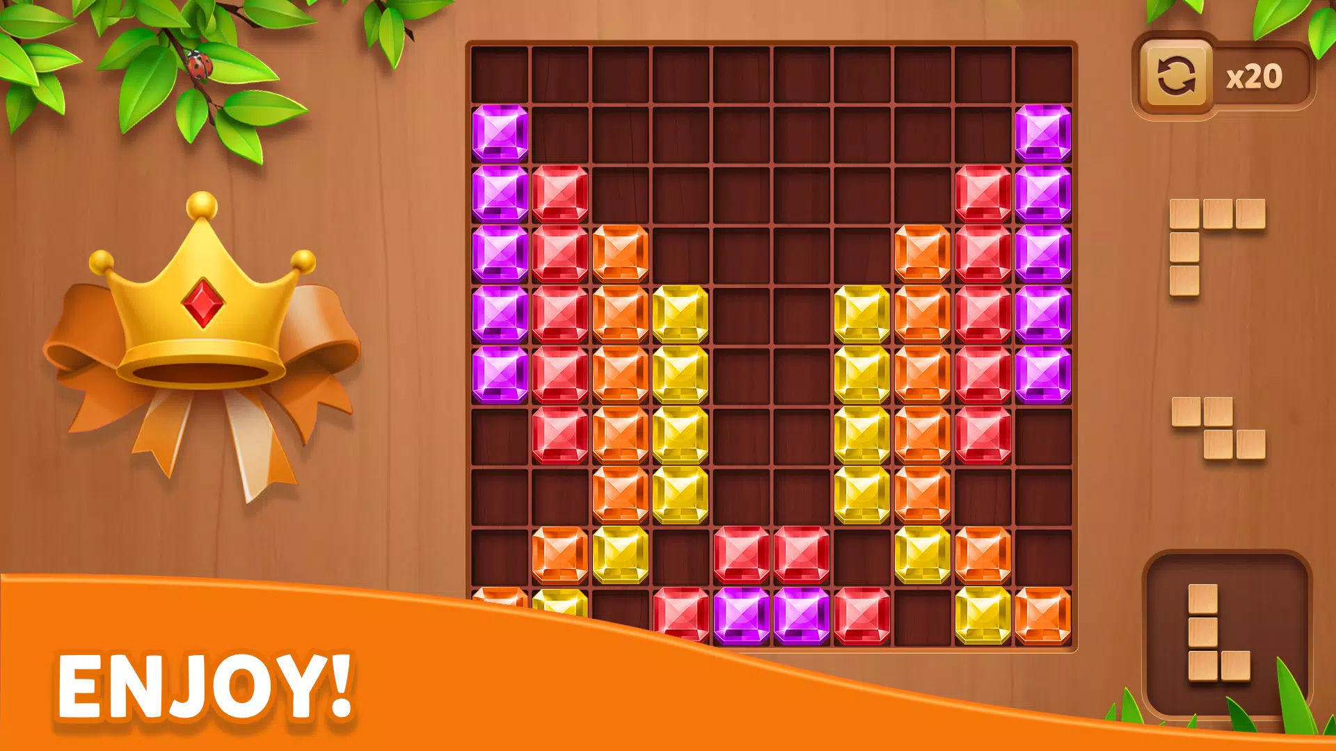 Cube Block - Woody Puzzle Game स्क्रीनशॉट 3