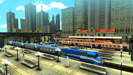 Train Racing Games 3D 2 Player Tangkapan skrin 0