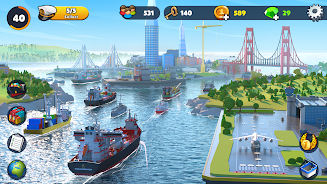 Port City: Ship Tycoon 2023 ဖန်သားပြင်ဓာတ်ပုံ 3