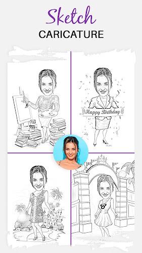 Photo Cartoon Caricature Maker Captura de pantalla 2