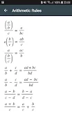 Math Formulas Algebra Screenshot 1