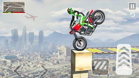 Mega Ramp Stunt Bike Games 3D Tangkapan skrin 3