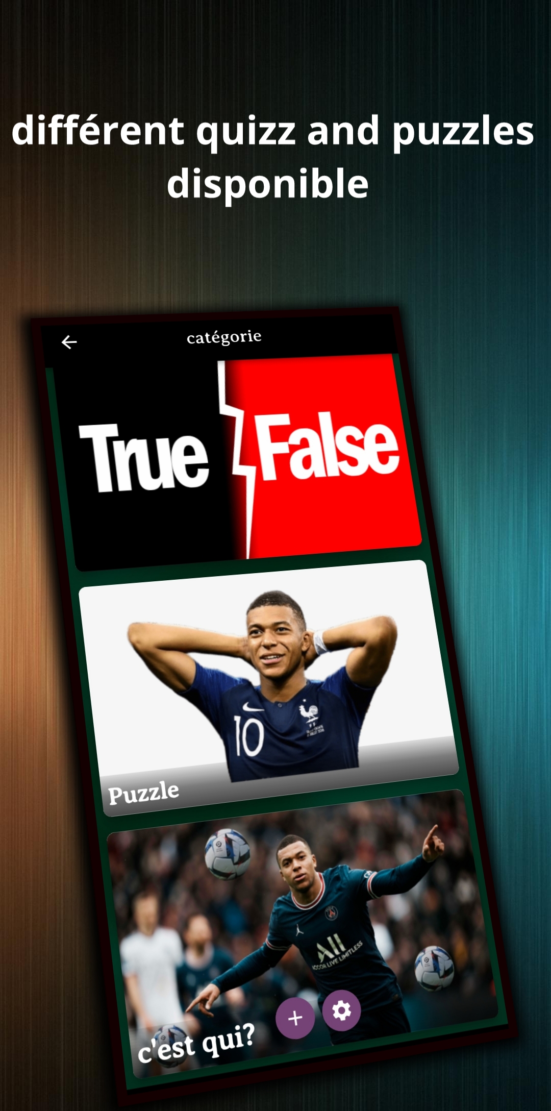 Quiz Kilian Mbappé Captura de tela 2