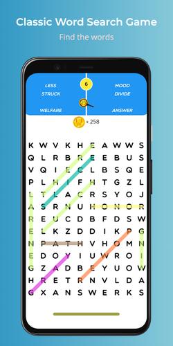 Word Seek: Classic Fun Puzzles Ảnh chụp màn hình 0