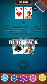 Casino BlackJack 21 Card Game Captura de pantalla 2