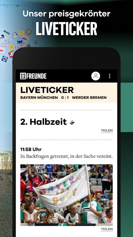 11FREUNDE - News & Liveticker Captura de tela 1
