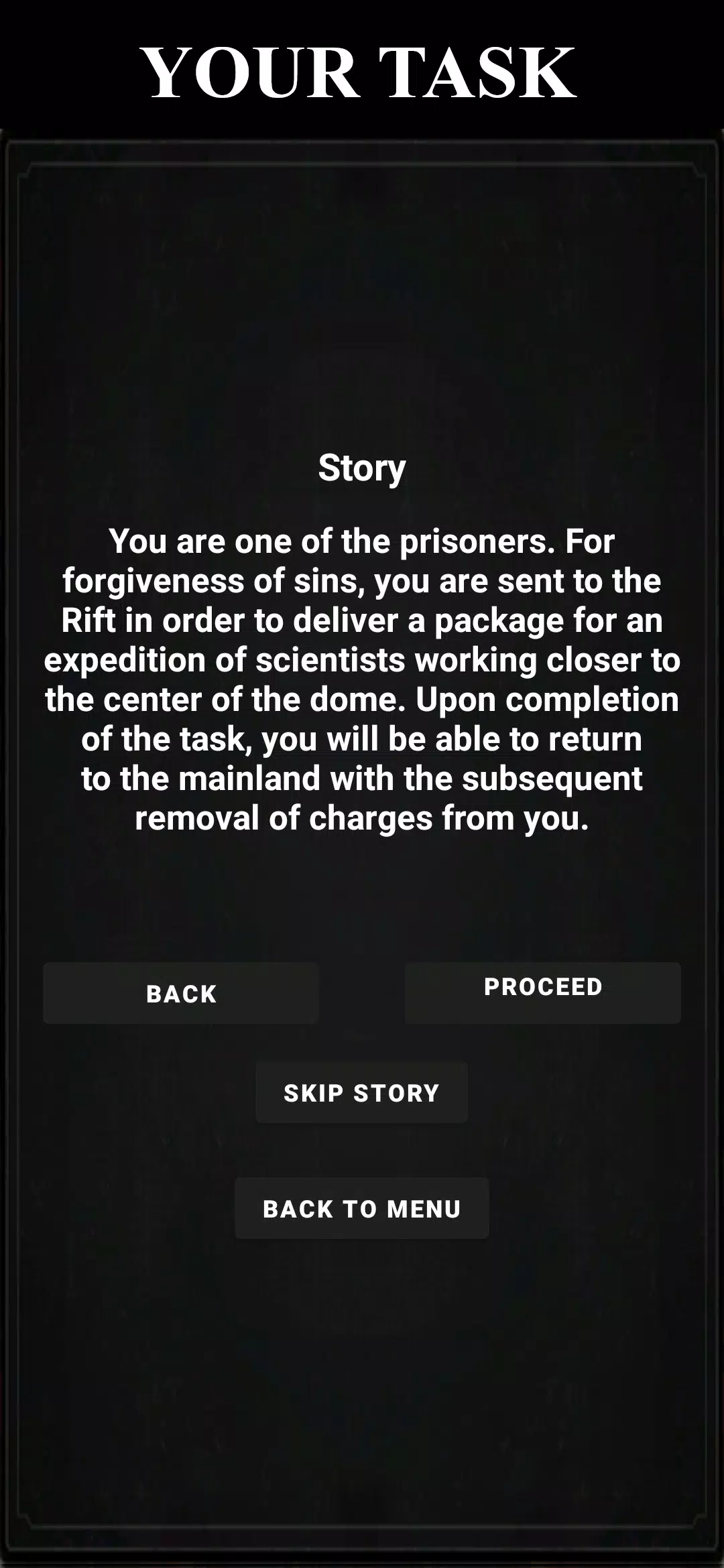 Fault Zone: Text Quest RPG Survival Ảnh chụp màn hình 0