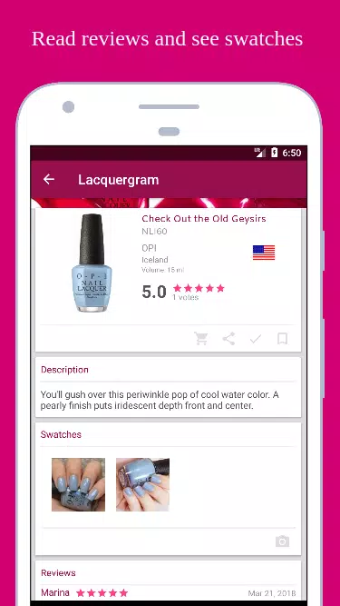 Lacquergram: for Nail Polish L Capture d'écran 1