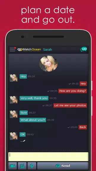 Free Dating App & Flirt Chat - MatchOcean Ảnh chụp màn hình 1