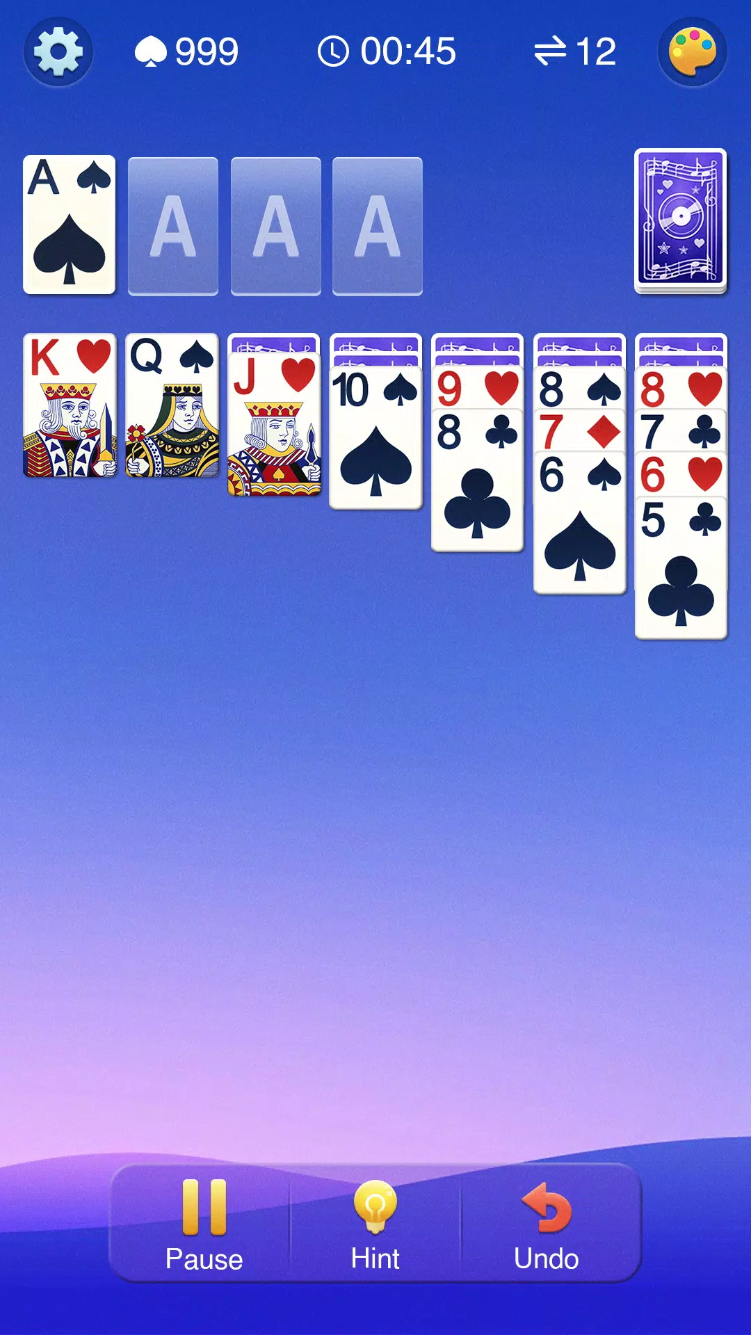 Schermata Solitaire Card Game 1