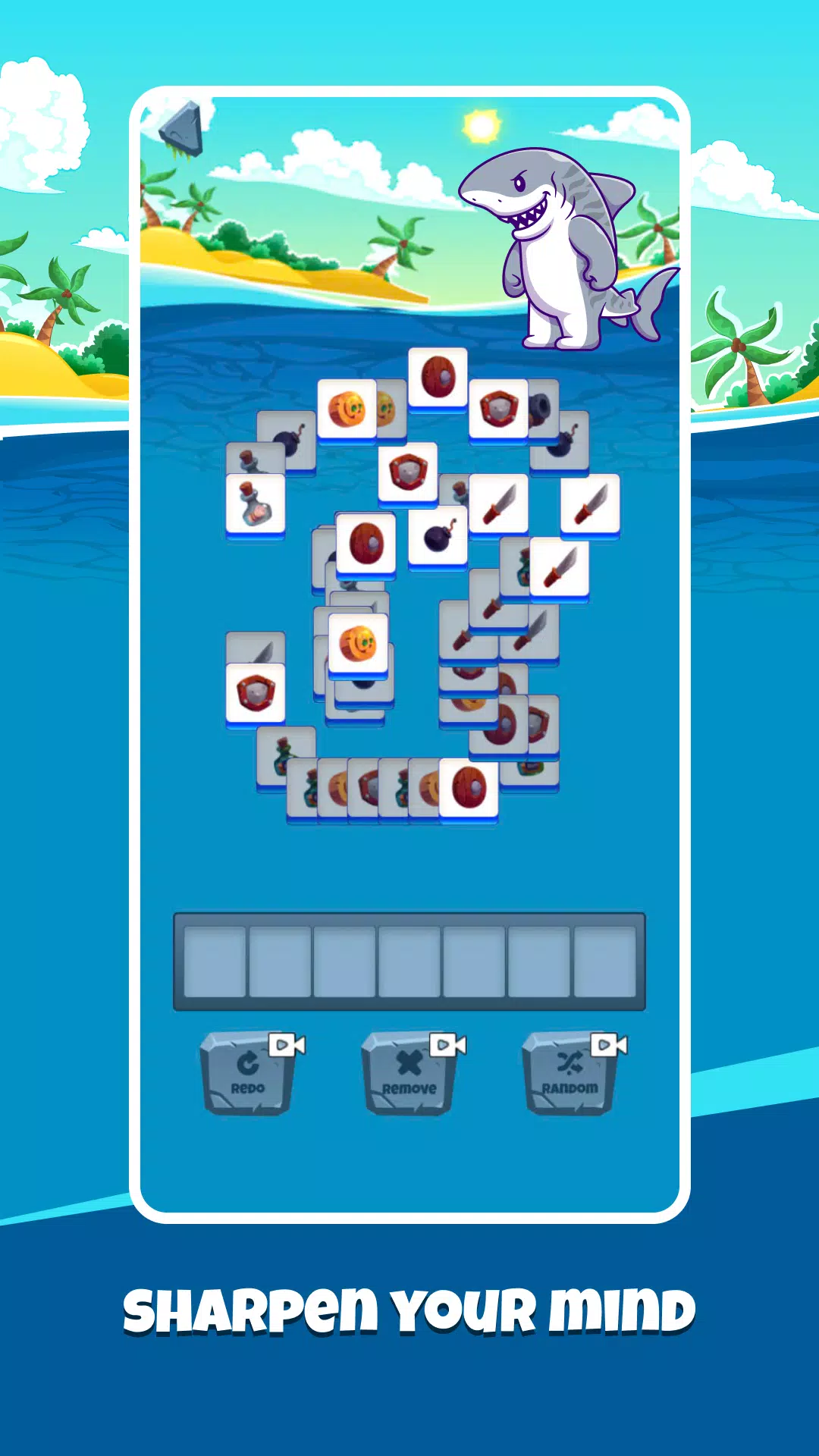 Shark Attack:Match Puzzle Game स्क्रीनशॉट 0