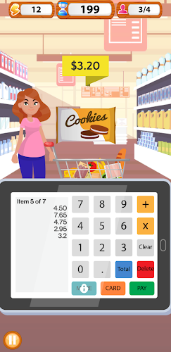 Supermarket Cashier Simulator Tangkapan skrin 1