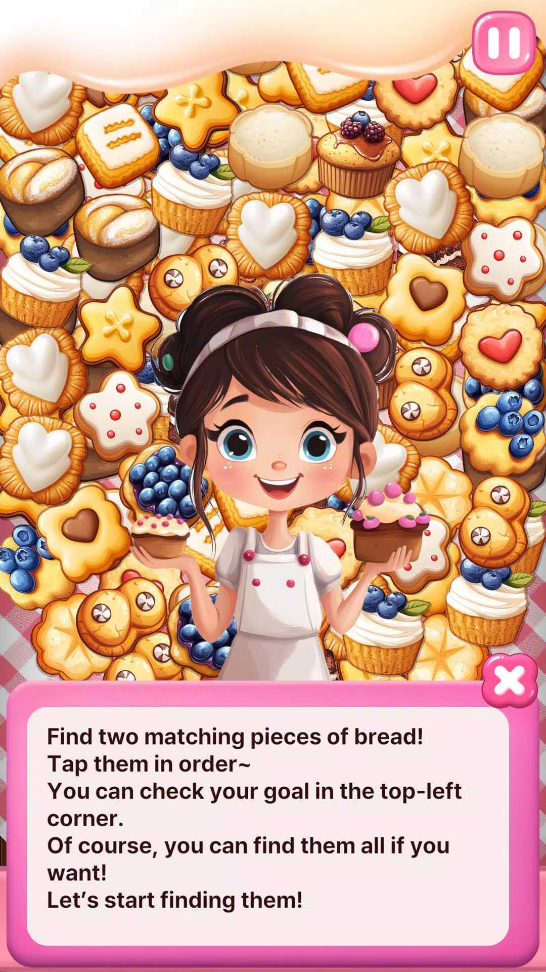 Match Puzzle 1+1 Bakery Captura de tela 1