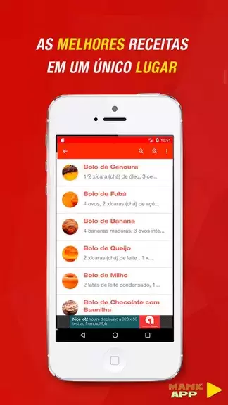 Receitas de Bolos Caseiros Captura de pantalla 0