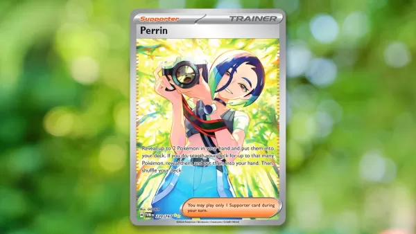 Perrin and Hisuian Growlithe Card
