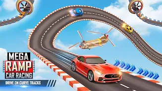 Mega Ramp Car Racing Master 3D 스크린샷 2