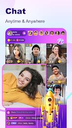 BuzzCast - Live Video Chat App ภาพหน้าจอ 1