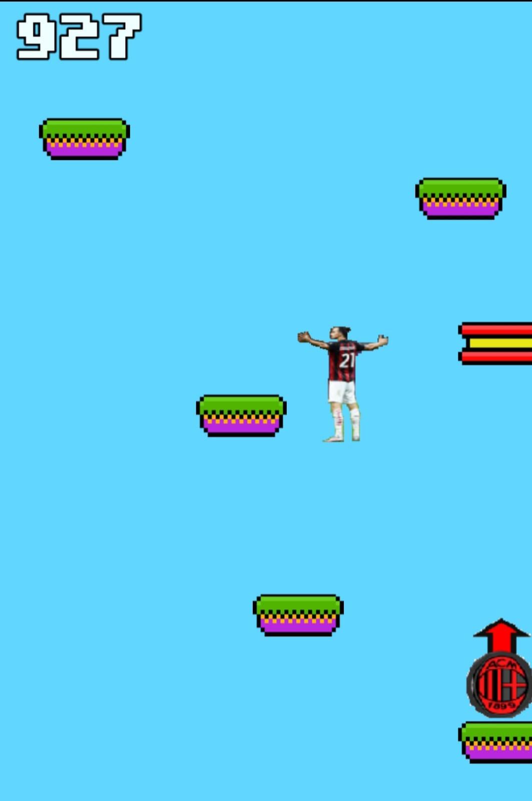 Doodle Zlatan Ibrahimovic Jump Screenshot 1