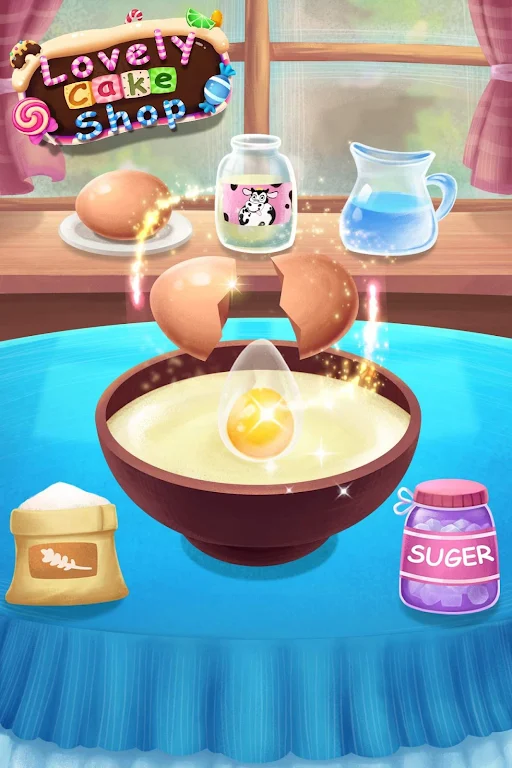 Lovely Cake Shop: Kids Game English Ảnh chụp màn hình 1