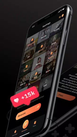 TikPlus for social profiles, likes and fans 스크린샷 1