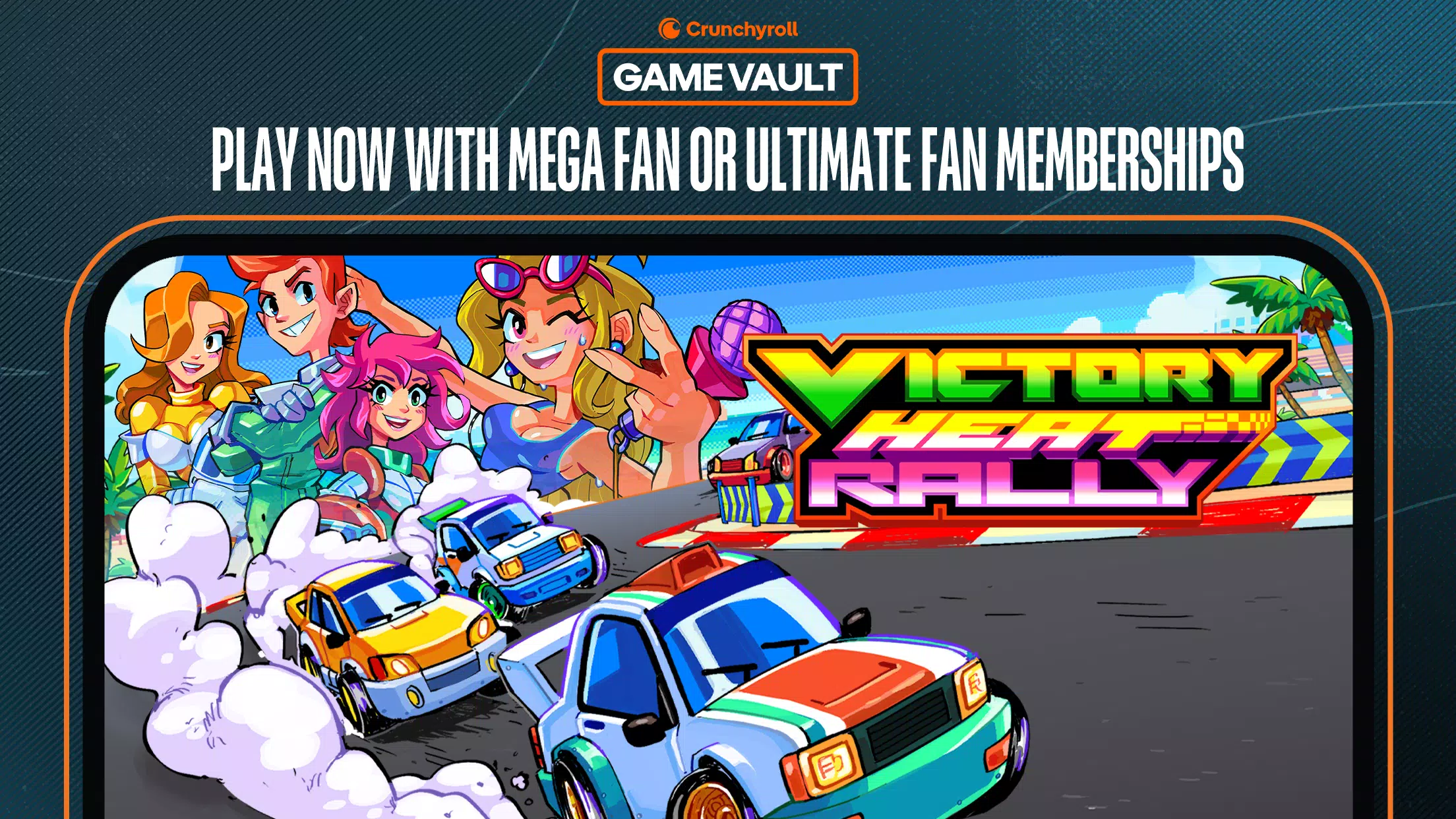 Crunchyroll Victory Heat Rally Zrzut ekranu 0