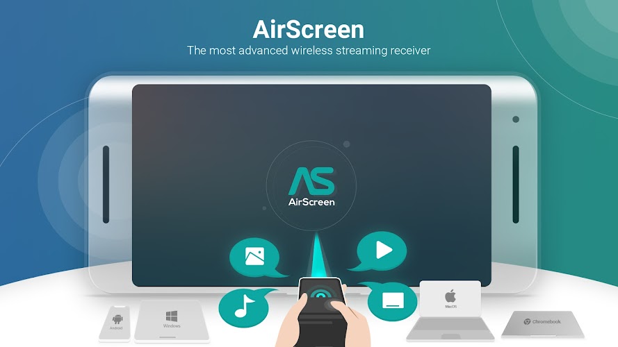 AirScreen - AirPlay & Cast スクリーンショット 0