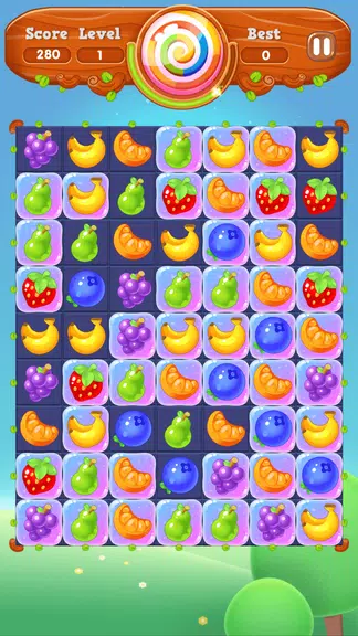 Fruit Melody - Match 3 Games Schermafbeelding 0