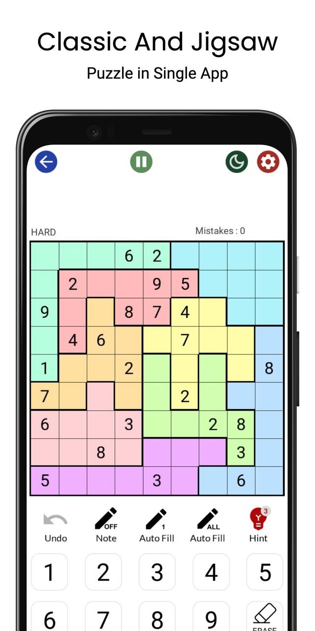 Sudoku - Classic & Jigsaw Tangkapan skrin 2